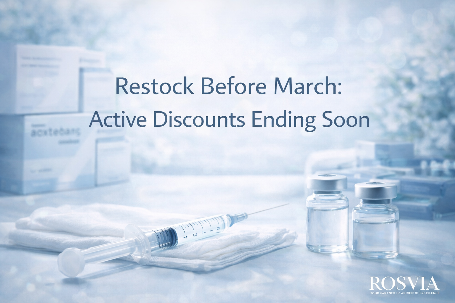 Restock Before March: Active Discounts Ending Soon