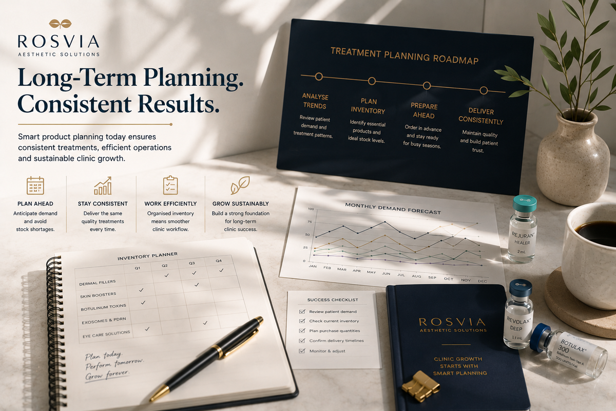 Why Long-Term Product Planning Helps Aesthetic Clinics Deliver Consistent Results