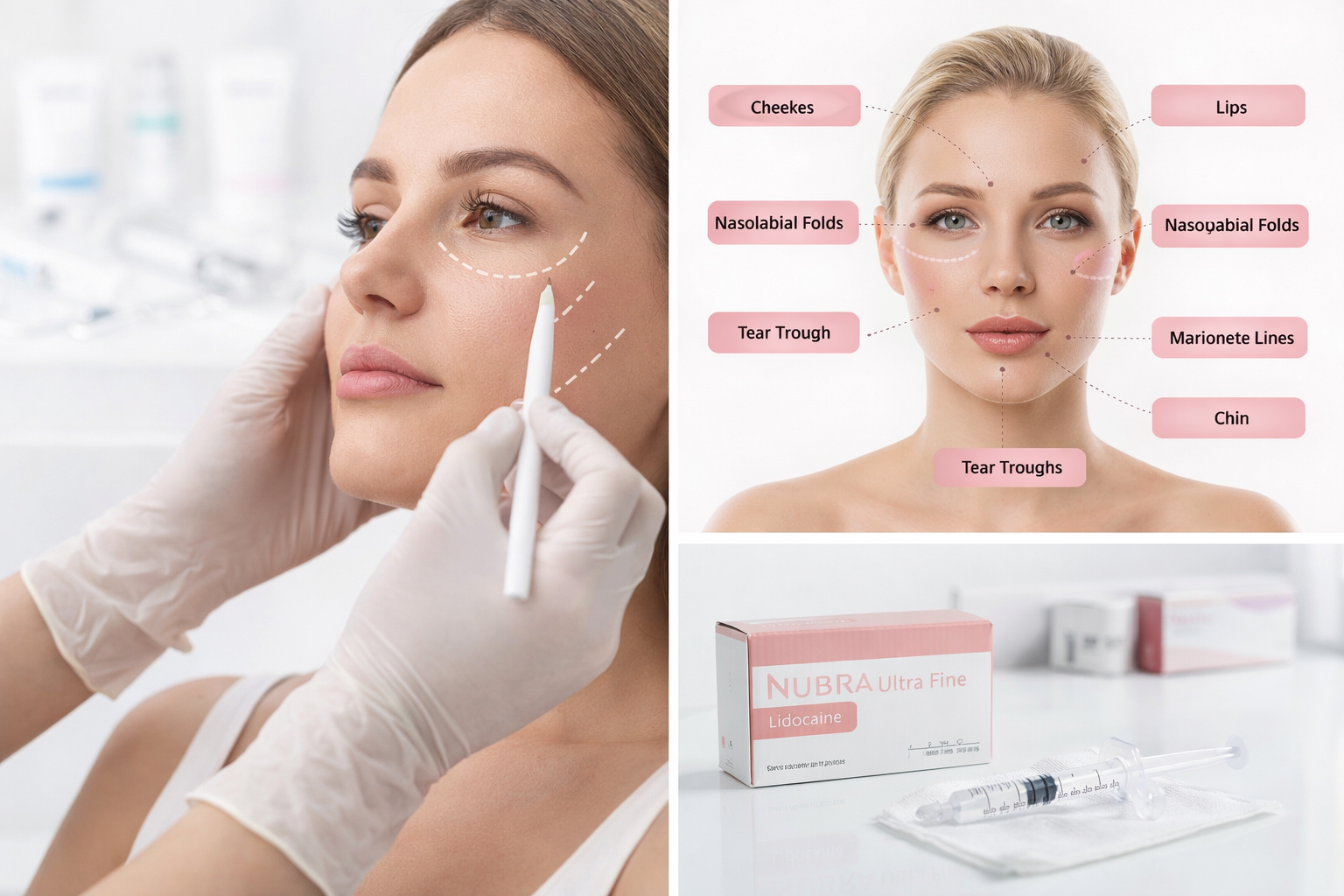 How to Choose the Right Dermal Filler for Each Treatment Area