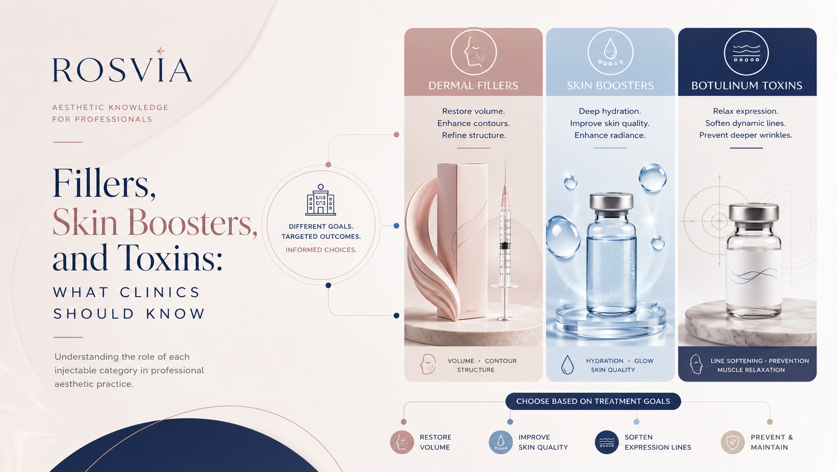 Fillers, Skin Boosters, and Toxins: What Clinics Should Know