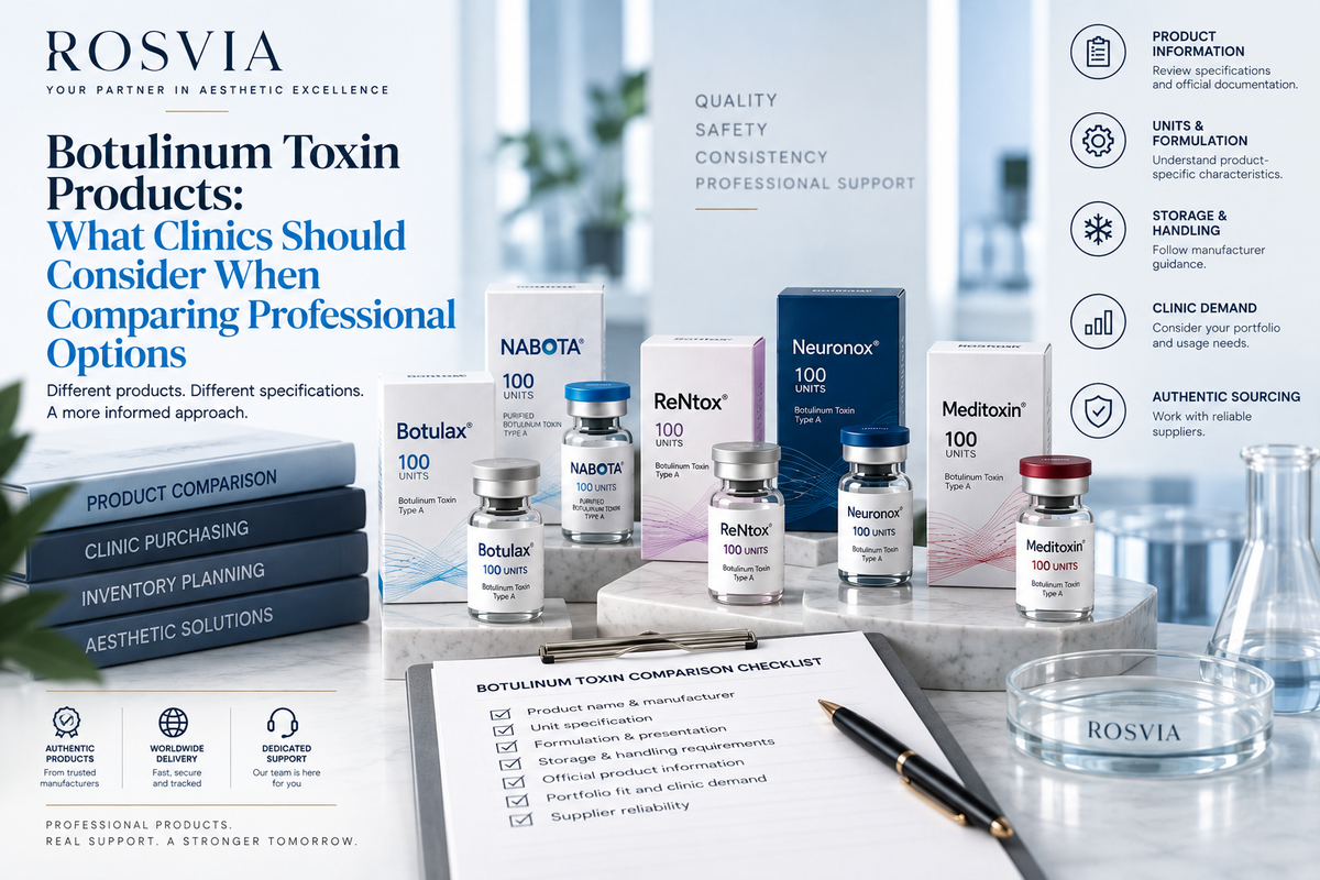 Botulinum Toxin Products: What Clinics Should Consider When Comparing Professional Options