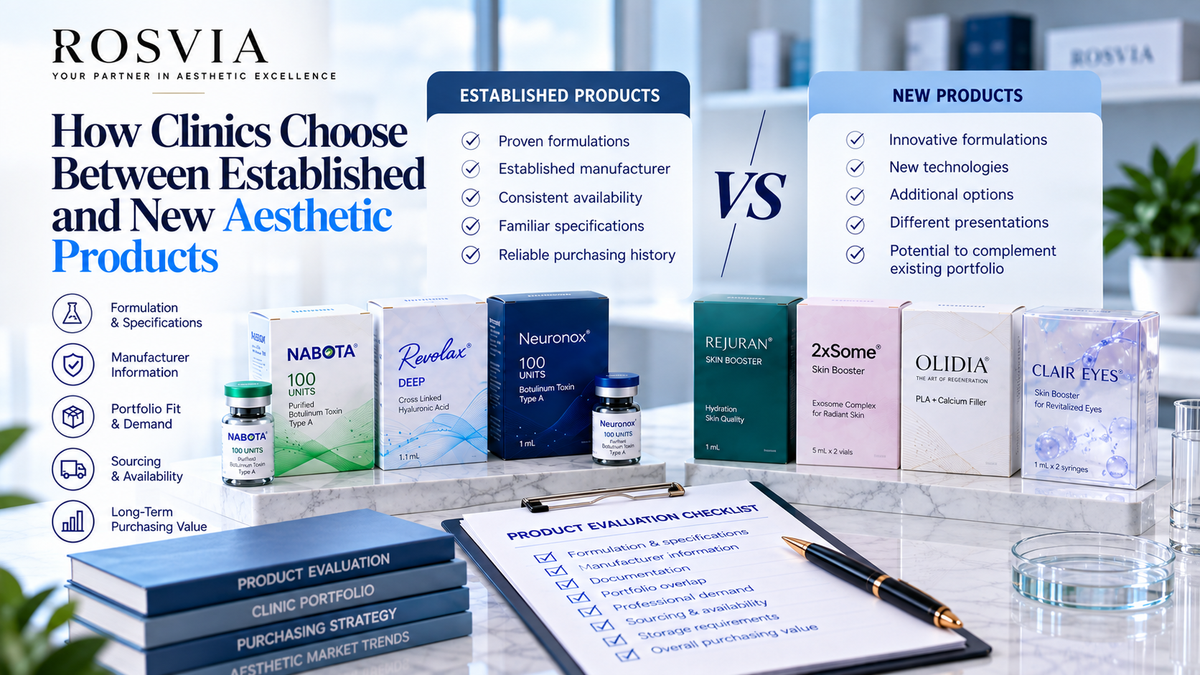 How Clinics Choose Between Established and New Aesthetic Products
