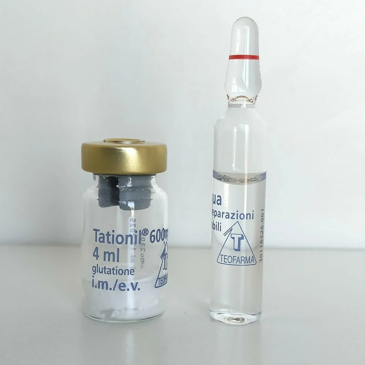 Tationil Glutathione 600mg – Injectable Antioxidant for Skin Health –