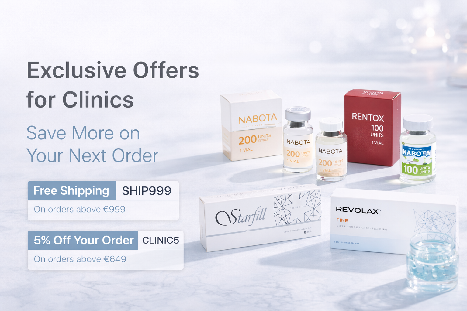 Limited-Time Offers for Clinics: Save More on Your Next Order