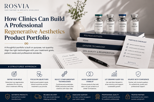 How Clinics Can Build a Professional Regenerative Aesthetics Product Portfolio