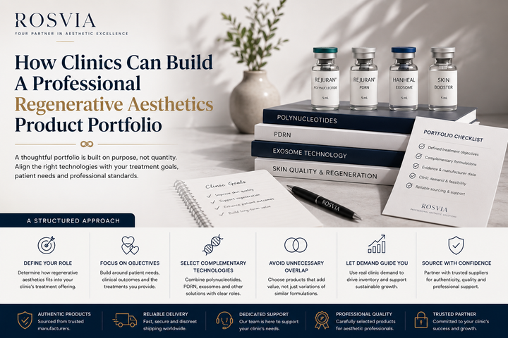 How Clinics Can Build a Professional Regenerative Aesthetics Product Portfolio