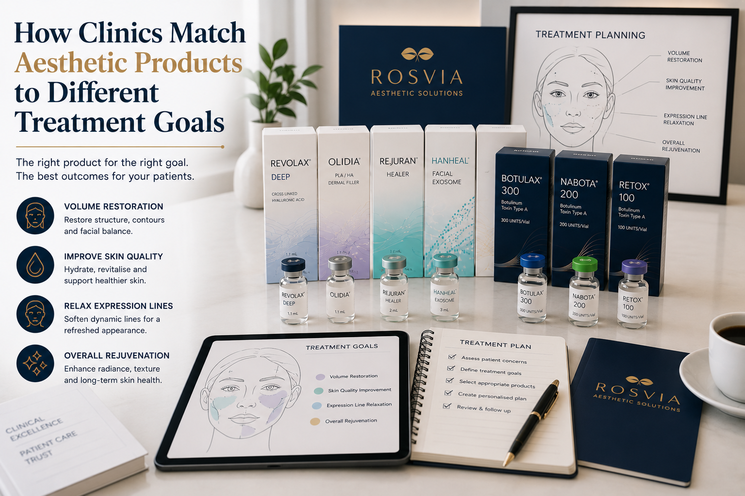 How Clinics Match Aesthetic Products to Different Treatment Goals