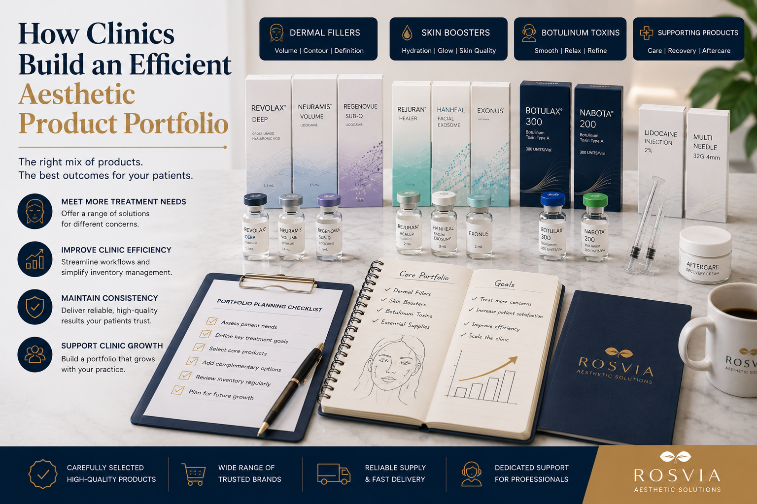 How Clinics Build an Efficient Aesthetic Product Portfolio
