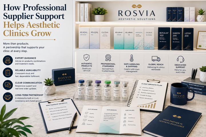 How Professional Supplier Support Helps Aesthetic Clinics Grow