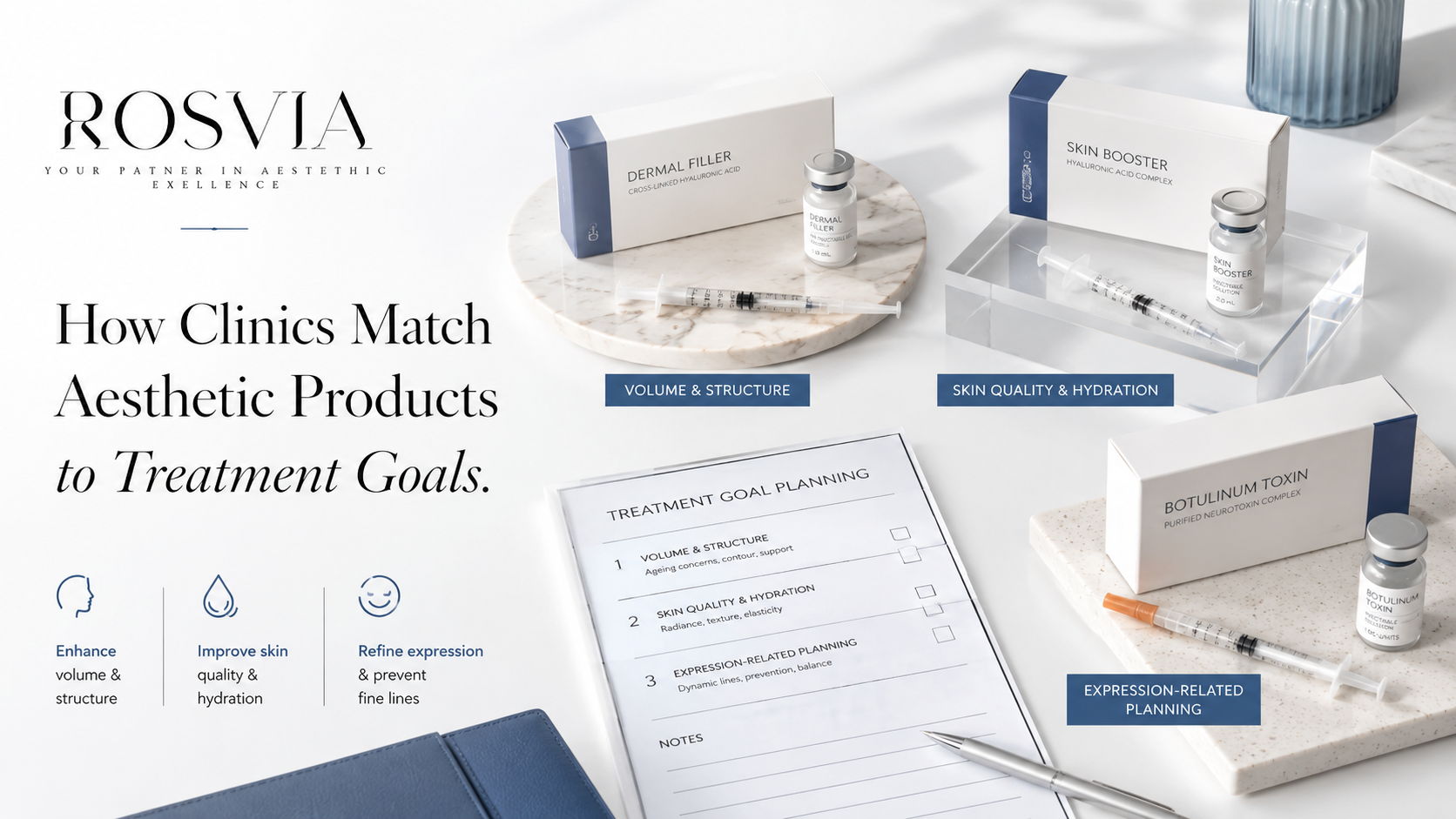 How Clinics Match Aesthetic Products to Treatment Goals