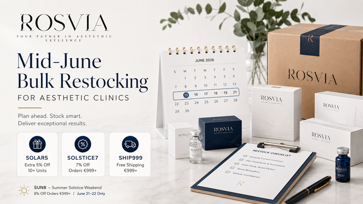Mid-June Bulk Restocking for Aesthetic Clinics