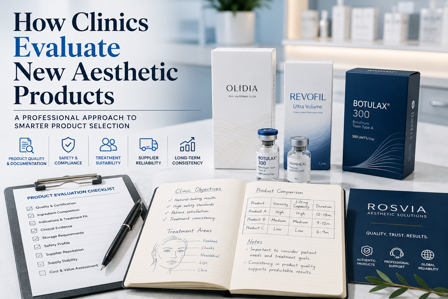 How Clinics Evaluate New Aesthetic Products