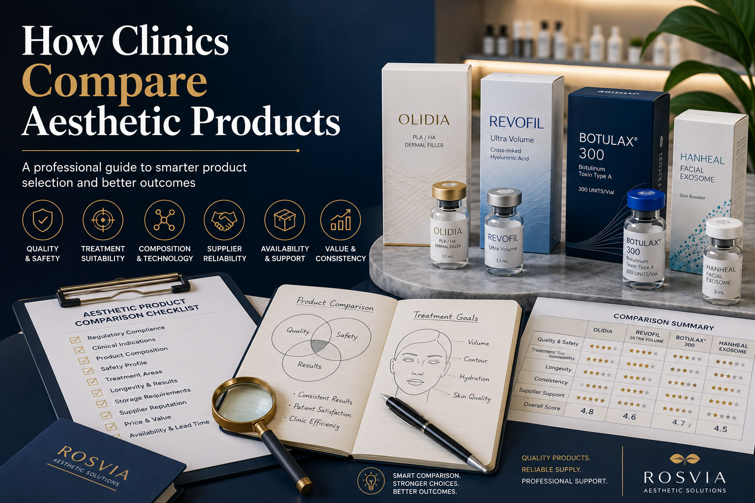 How Clinics Compare Aesthetic Products