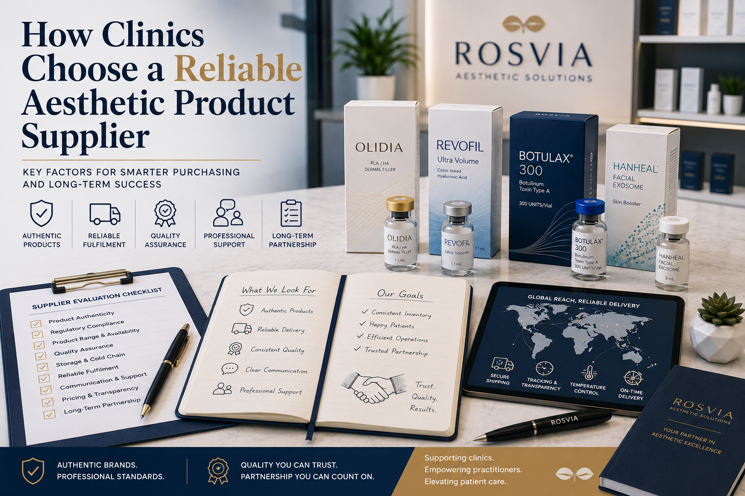 How Clinics Choose a Reliable Aesthetic Product Supplier