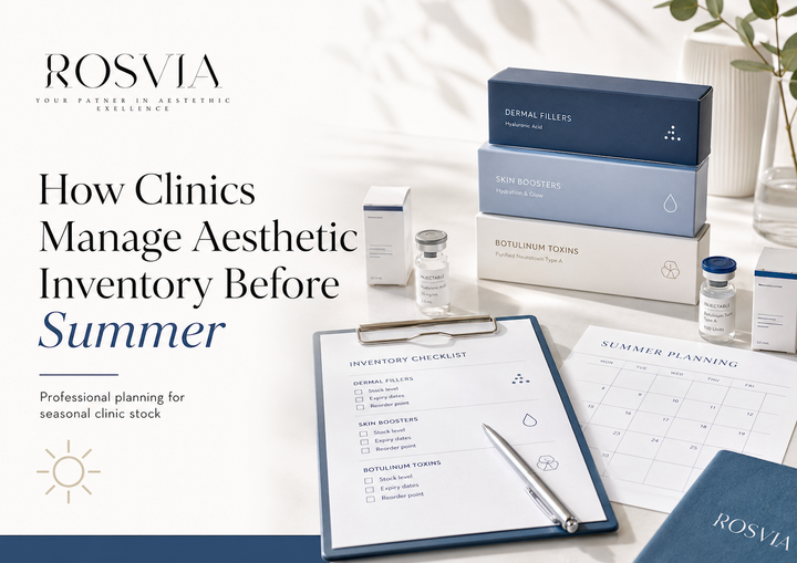 How Clinics Manage Aesthetic Inventory Before Summer