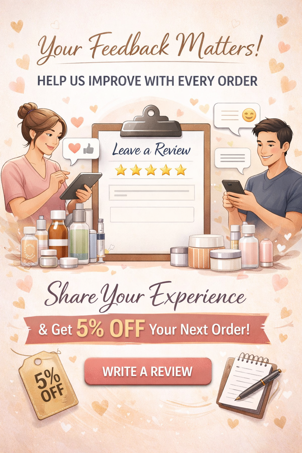 Your Feedback Matters: Helping Rosvia Improve With Every Order