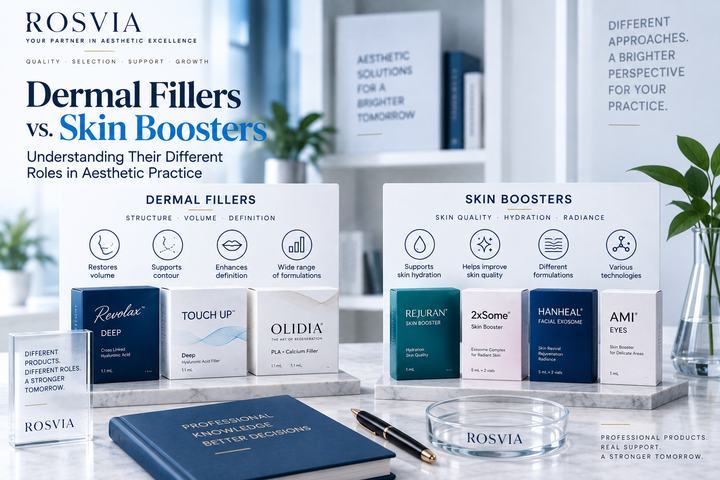 Dermal Fillers vs. Skin Boosters: Understanding Their Different Roles in Aesthetic Practice