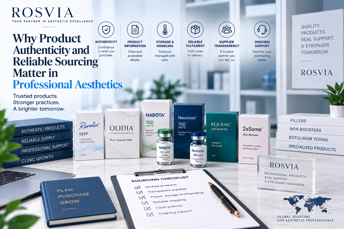 Why Product Authenticity and Reliable Sourcing Matter in Professional Aesthetics