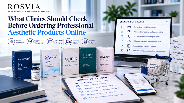What Clinics Should Check Before Ordering Professional Aesthetic Products Online