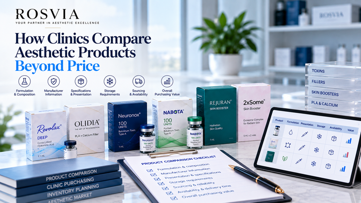 How Clinics Compare Aesthetic Products Beyond Price