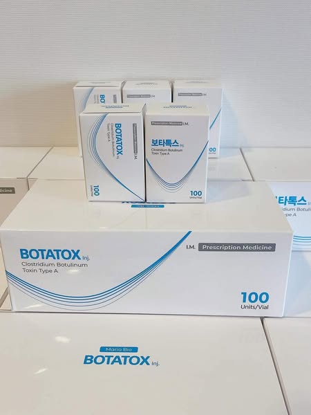 injectable anti-aging product close-up in stock image