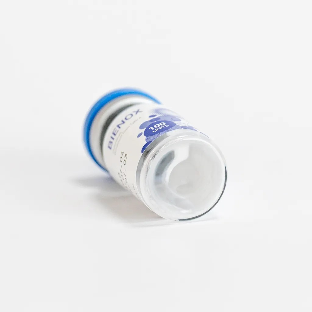 Injectable anti-aging product close up.