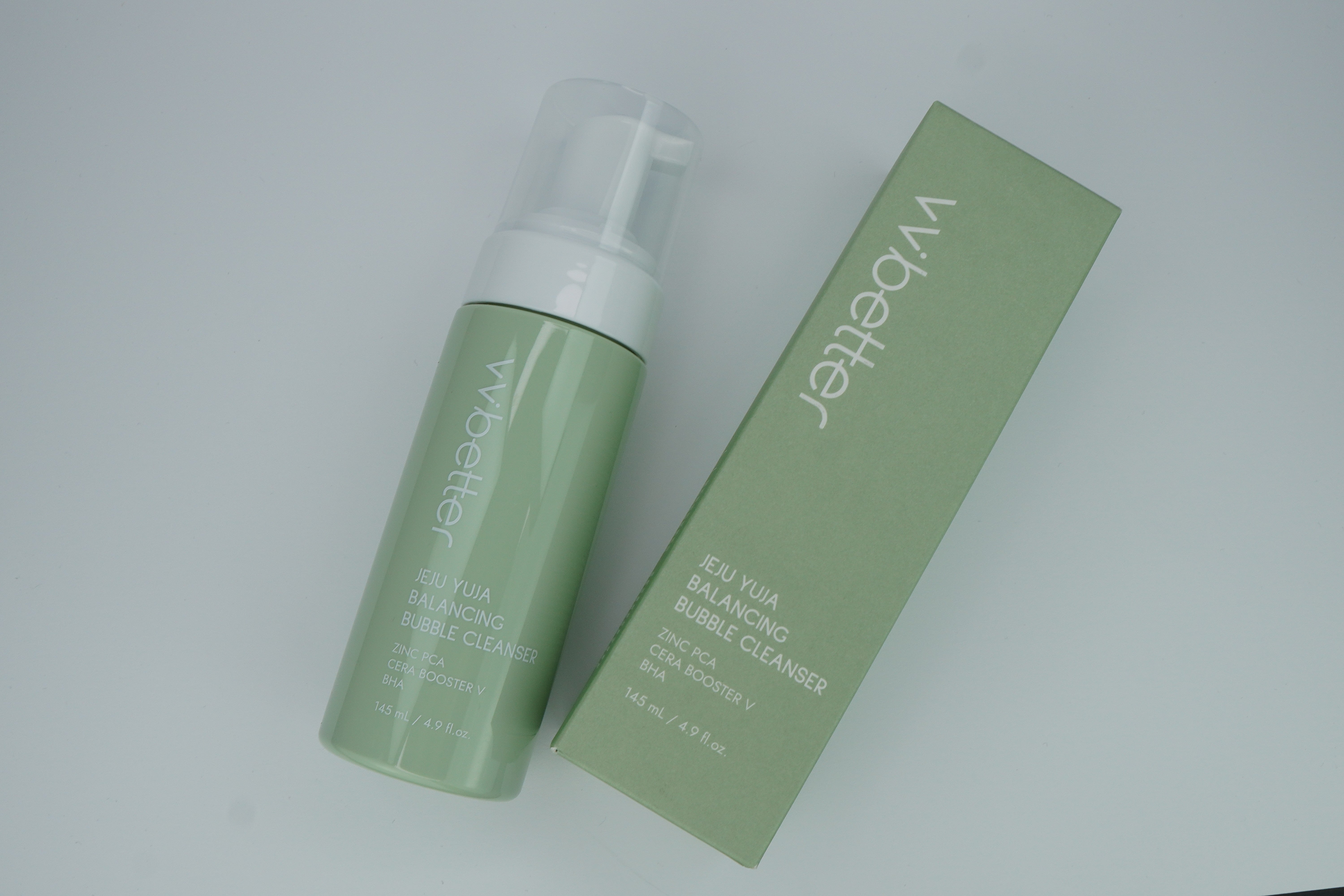 BUBBLE CLEANSER – Gentle Daily Cleanser for Sensitive Skin top view | Rosvia