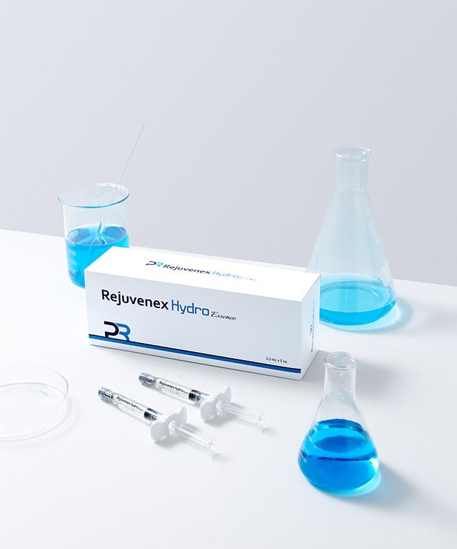 REJUVENEX HYDRO professional hydrating skin booster for moisture support, elasticity, and skin rejuvenation.