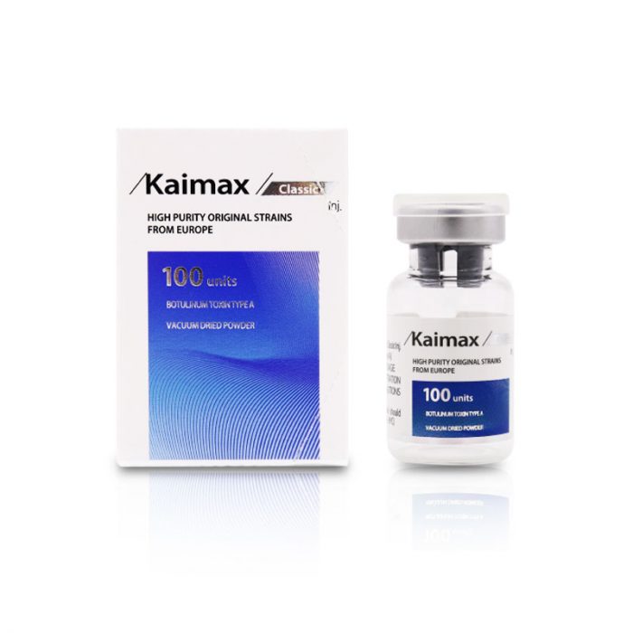  KAIMAX 100 Units botulinum toxin type A product packaging (box and vial).