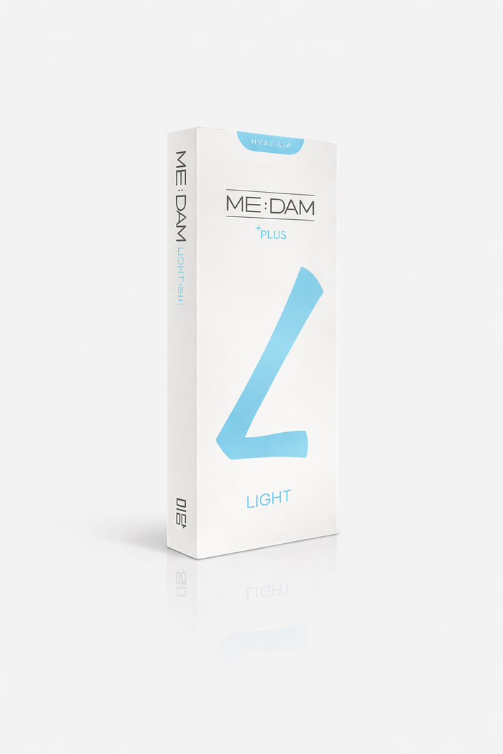 Hyafilia Medam Light hyaluronic acid dermal filler syringe for fine line correction