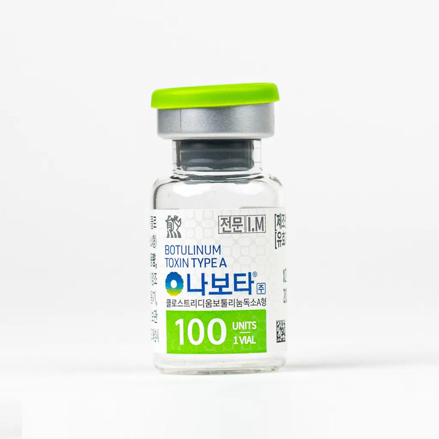 Nabota 100 Units box front – Korean botulinum toxin type A