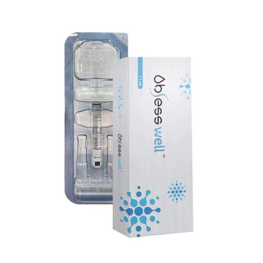 Obsess Well skin booster box with 3 vials for brightening-rosvia.com