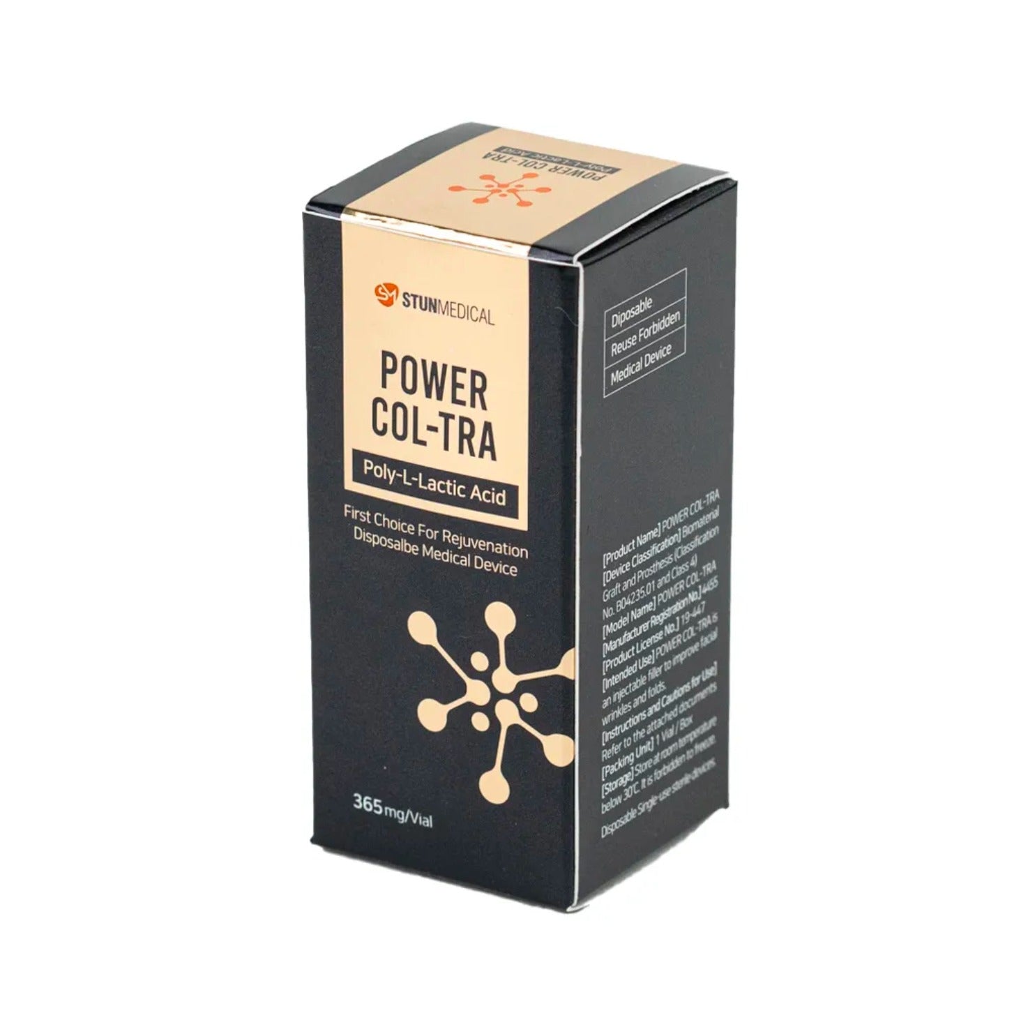 Power Col-TRA collagen ampoule vials and packaging-rosvia.com