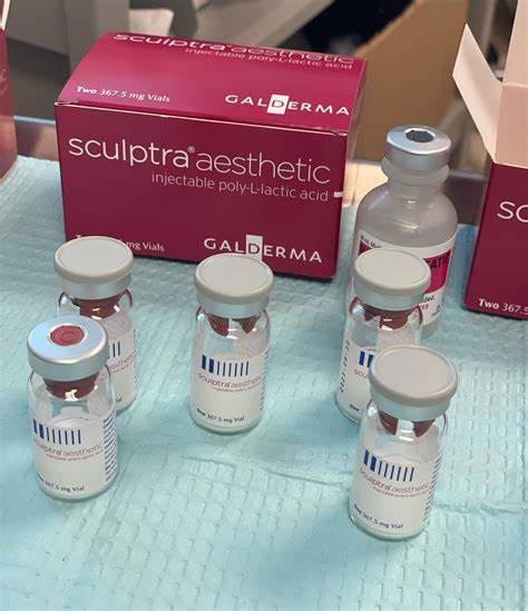 Sculptra dermal filler packaging and vial for collagen stimulation-rosvia.com