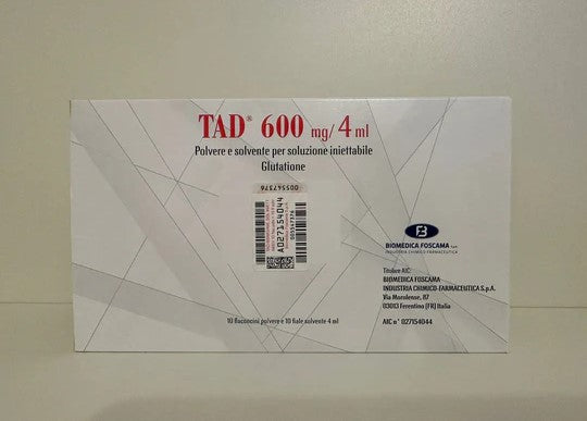 TAD Glutathione 600mg – Skin Brightening Detox