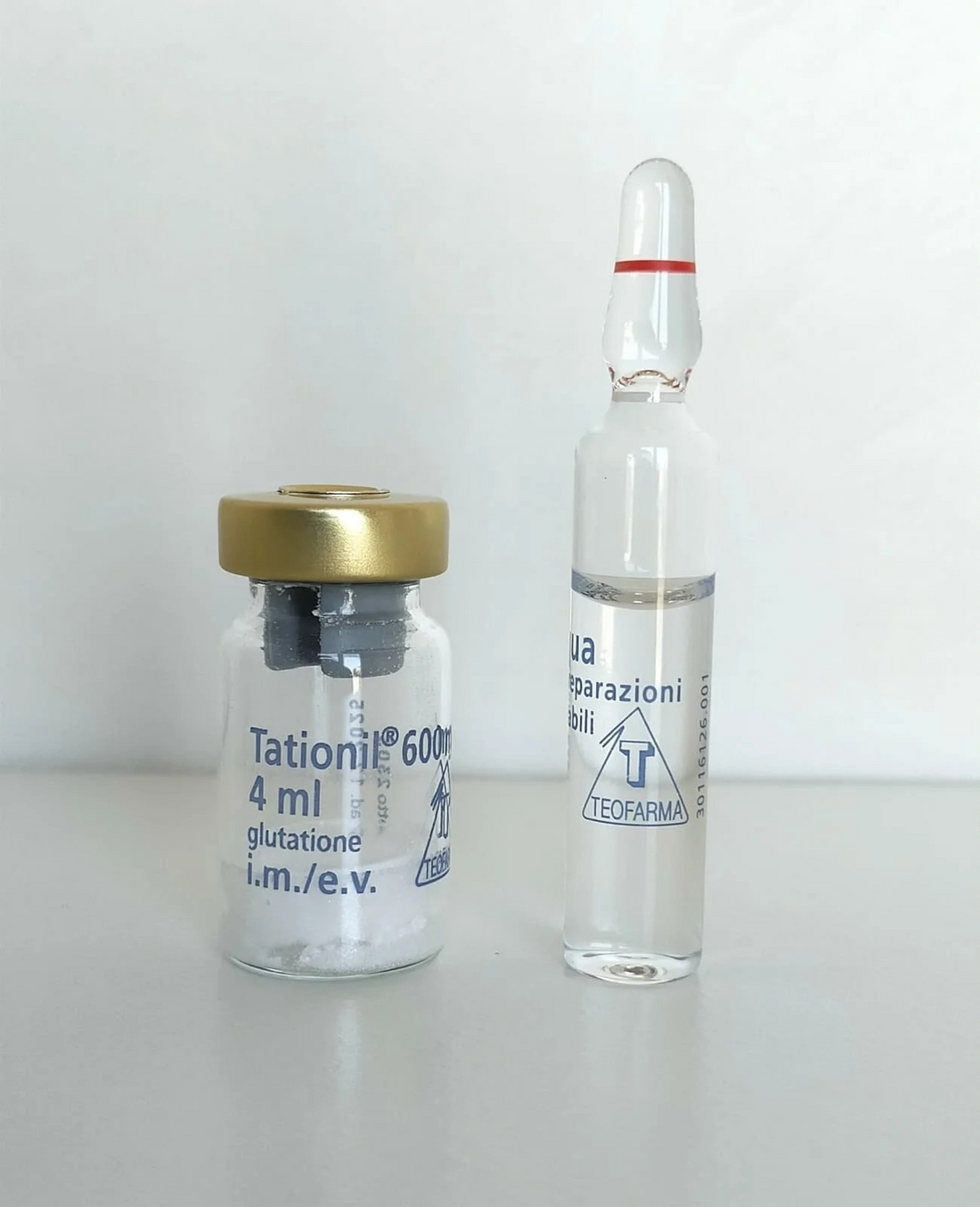 Tationil Glutathione 600mg – Injectable Antioxidant for Skin Health –