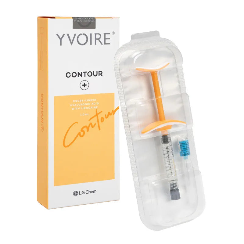 YVOIRE Contour Lidocaine syringe and box packaging-Rosvia.com