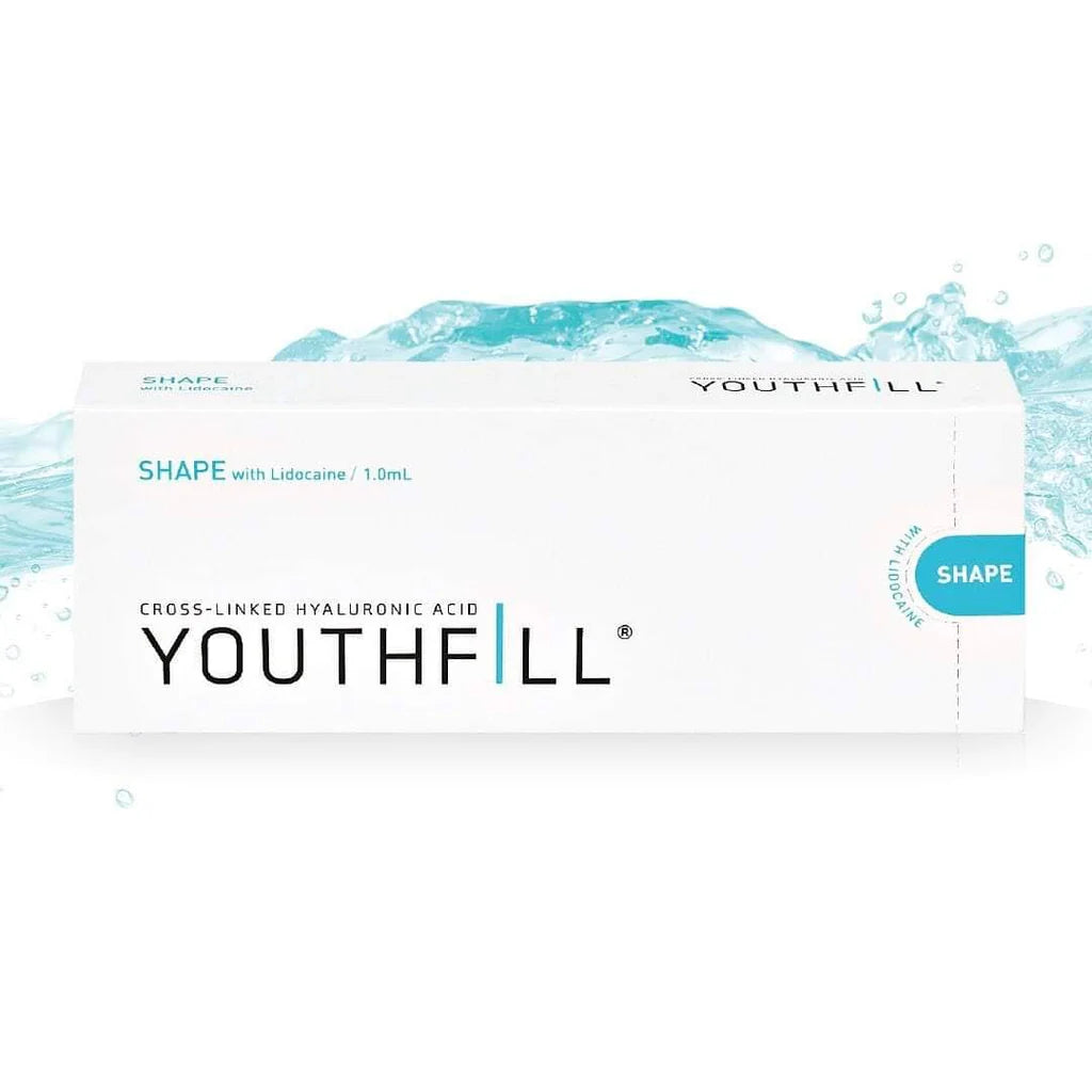 Youthfill Shape Lidocaine filler with syringe and packaging-rosvia.com