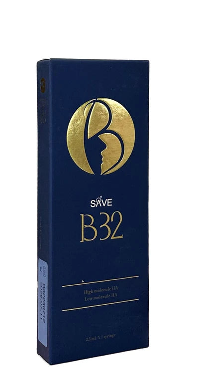 Save B32 professional skin rejuvenation treatment for hydration, radiance, elasticity support, and skin quality improvement.