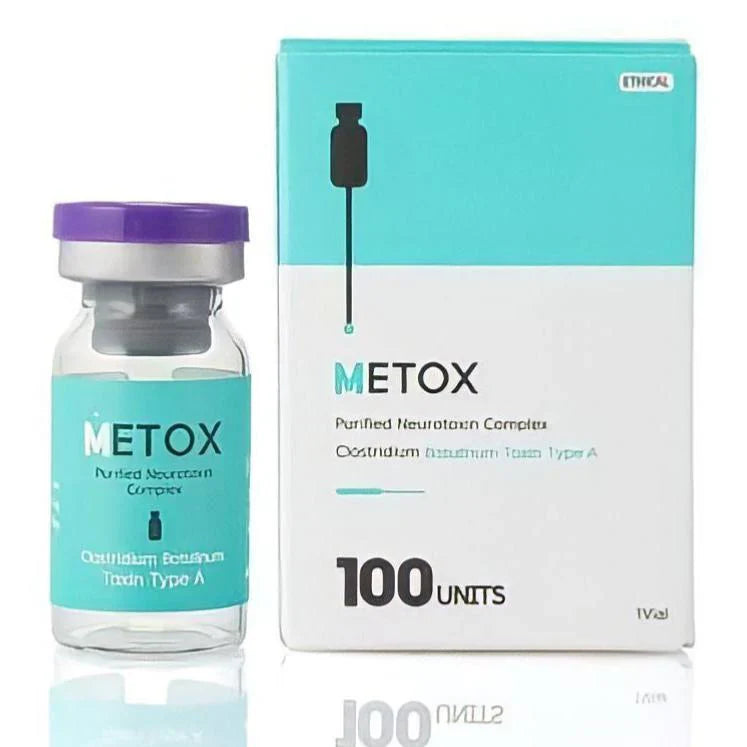 Metox 100 Units packaging – Korean botulinum toxin box
