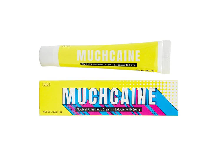 MUCHCAINE Cream 10.56% lidocaine anesthetic for professional use – topical numbing cream for aesthetic procedures
