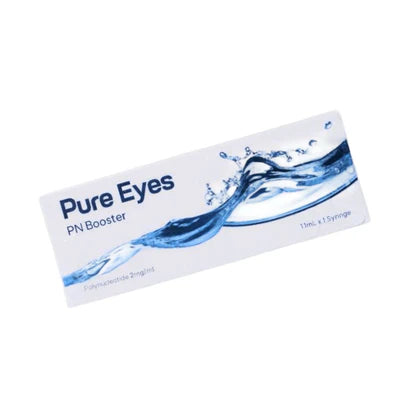 PURE EYES professional under-eye skin booster for hydration, brightness, and delicate eye-area rejuvenation.