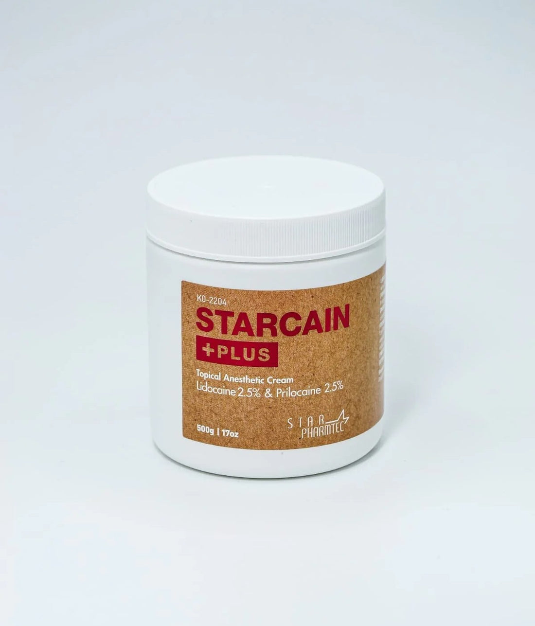 STARCAIN PLUS – Topical Anesthetic Cream (Lidocaine 2.5% + Prilocaine 2.5%)